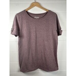 Mudd Shirt Sleeve Women's Medium Purple